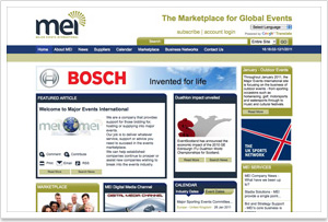 Blue Water Web - Major Events International