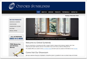 Blue Water Web - Oxford Sunblinds