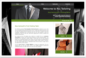 Blue Water Web - Fox Tailoring Bournemouth